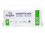 Fripa 4012104 Falthandtuch Eco V-Falz, 2-Lagig, Weiß, 20 X 160 Blatt