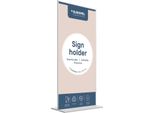 Europel 350058 Europel Tischaufsteller Acrylic, 105 X 210 Mm, Gerade
