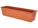 Kotarbau® Fioriera Con Conchiglia Terracotta 60 X 18 X 15 Cm Fioriera