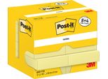 Post-It 653-Y12 Post-It Notes Haftnotizen, 51 X 38 Mm, Gelb