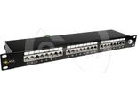 Solarix Patch Panel 24 X RJ45 CAT6 Stp čErný 1U SX24-6-STP-BK