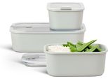 Mepal 106181032500 Mepal Frischhaltedosen-Set Easyclip 7,0 Cm Hoch Nordic White 2X 0,7 L; 1,5 L, 1 Set
