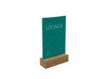 Sigel TA252 Supporto Da Tavolo Con Base In Legno - A6, Diritto