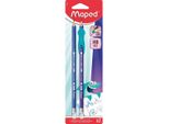 Matita Maped Con Gomma Hb In Blister Da 2 Con Ausilio Di Scrittura Kidy Learn