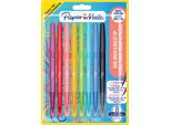Paper:Mate 2199386 Paper:Mate Penne A Doppia Punta In Fibra Flair Dual Brush, Confezione Blister Da 8 Pezzi