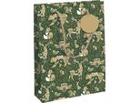 Clairefontaine X-34662-2C Clairefontaine Weihnachts-GeschenktüTe "Forest"", Mittel"