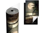 Copripiastra Per Fornelli Copripiastra Per Piano Cottura In Ceramica 30X52 Cm Tappetino Antiscivolo Roll-Up, Sea Night