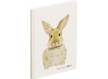 Pagna 26098-15 Pagna Notizbuch Hase Din A5 Punktraster, Beige Hardcover 128 Seiten