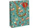 Clairefontaine X-34647-2C Clairefontaine Weihnachts-GeschenktüTe "Lutins"", Mittel"