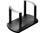 Portapiatti 34X19X18Cm, Inserto Funzionale Per Cassetto, Frassino Nero