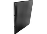 Kangaro K-58190600 Kangaro Ringbuch, 2-Ring-Mechanik, Pp, Din A4, Schwarz