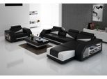 Divano In Pelle Divano Zona Giorno Divano Angolare + Poltrona Design Angolare Divano Moderno G8018F