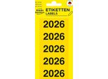 Avery Zweckform 43-226 Avery Zweckform Ordner-Inhaltsschild "2026"", 60X26 Mm, Gelb"