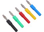 5 Parti/Set J.20012 Adattatore Per Spina A Banana Da 4 Mm Maschio A 2 Mm Femmina Per Multimetro