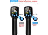 Mestek -50~600�� Termometro Digitale Lcd A Infrarossi Portatile Senza Contatto Tester Di Temperatura Industriale Ir Pirometro Con Emissività Regolabile
