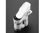 9595W 60X Lente D'ingrandimento Led Luce Uv Mini Cellulare Clip Microscopio