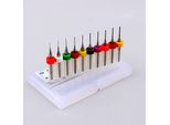 10Pcs/Set Micro Mini Twist Drill Bits Set Pcb Print Circuit Board Carburo Di Tungsteno Incisione