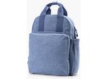 Cityrucksack LEVI'S WOMENS PACK ROUND Cityrucksack, Gr. B/H/T: 26cm x 38cm x 15,5cm, blau (light blau), Baumwolle, klassisch, Rucksäcke, Freizeitrucksack, Arbeitsrucksack