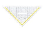 Aristo AR1650/2 Triangolo Da Disegno Tz-Triangle®, In Plexiglas® Con Impugnatura, 225 Mm, Cristallino