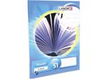 Landr Oktavheft Din A6, Liniert, 70 G/Qm, 32 Blatt