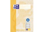 Oxford 400159418 Oxford Hausaufgabenheft Recycling Lineatur Sonderlineatur Liniert Din A5 Ohne Rand, 48 Blatt