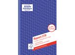 Avery Zweckform® 1776 1776 Rapport, Din A5, Senza Carta Carbone, 2 X 40 Fogli, Bianco, Giallo