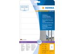 Etichette Per Cartelle A4 Bianco 192X34 Mm Carta Mobile-Rimovibile Opaca 200 Pz.