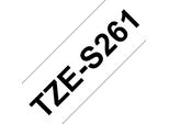 Brother TZE-S261 Laminiertes Band 36Mm Schwarz Auf Weiß - Rolle (3,6 Cm) (TZES261)