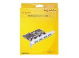 Delock 89297 Delock Pci Expr Card 4X USB3.0 Ext