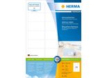 Herma Premium - Carta - Opaca - Autoadesiva Permanente - Bianca - 63,5 X 33,9 Mm 2400 Etichette (100 Fogli X 24) Etichette Laminate Per Indirizzi