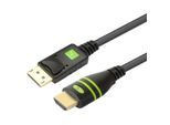 Techly ICOC-DSP-H-050 Techly Displayport 1.1 Auf Hdmi Kabel Schwarz 5M