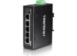 Trendnet TI-G50 Trendnet Industrie Switch 5 Port Gbit IP30 Metall