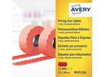 Avery Etichette Per Prezzi Zweckform, 26 X 12 Mm, Rosso