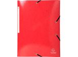 Exacompta 55825E Cartella Exacompta Iderama - A4, Con Elastico, Colore Rosso