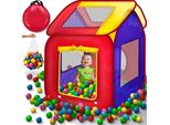 Kiduku® Tenda Da Gioco + 200 Palline + Borsa Tenda Per Bambini Piscina Di Palline Casa Da Gioco Per Bambini