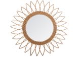 Spiegel "Rosace"" - Rattan D 50 Cm - Atmosphera Interior Designer"