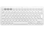 Logitech Multi-Device K380 - Tastatur - Kabellos - Bluetooth 3.0 - Deutsch - Off-White
