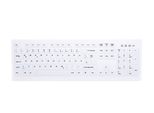 Active Key Medicalkey AK-C8100 - Tastiera - Senza Fili - 2,4 Ghz - Tedesco - Bianco (AK-C8100F-FU1-W/GE)