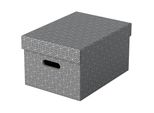 Esselte 628283 3 Esselte Home Aufbewahrungsboxen 17,5 L Grau 26,5 X 36,5 X 20,5 Cm