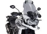Cupolino Puig Touring Con Deflettore Fumè Chiaro Per Triumph