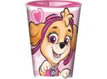 Bicchiere Di Plastica Paw Patrol 260 Ml, Rosa
