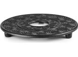 Supporto Per Teiera Ibili-Oriental, Ghisa, 16X1,5 Cm, Nero