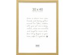 Deknudt S47EB2 Cornice Oro Con Bordo Nero 30X40 Cm Plastica Vetro Trasparente