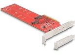 Delock - Schnittstellenadapter - M.2 - M.2 Nvme Card - Low-Profile - Pcie 4,0 X8 (90616)