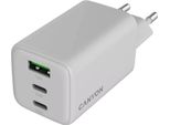 Caricatore Da Parete Canyon CU65ACC Gan 65W Pd, 3 Porte (USB-A/USB-C) Al Dettaglio