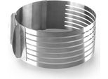 Affettatrice Per Torta Regolabile Ibili, Acciaio Inossidabile, 16-20/8 Cm, Argento