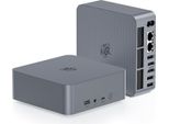 Mini-PC, AMD Ryzen 7 5700U (bis zu 4,3 GHz) 8C/16T, Mini-Computer 16 GB DDR4 RAM 500 GB NVMe SSD, Mini-Desktop-Computer 4K 60 Hz Dreifach