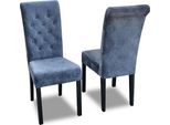 1X Chesterfield Sedia Set Sedile Imbottitura Set Sala Da Pranzo Sedie Poltrona In Pelle K11G