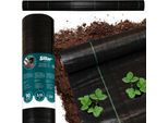 Stuoia Spessa Del Giardino Di Uv Del Nero Di Sillar Del Tessuto Dell'agro 90G/M2 3X10M