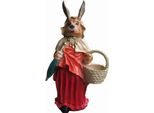 Coniglietto Di Pasqua Alto 71 Cm Figura Decorativa - Poliresina - Ingrandito - Per Esterni